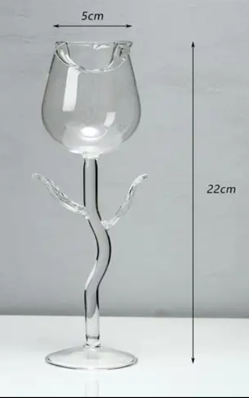 Dainty Rose Glass