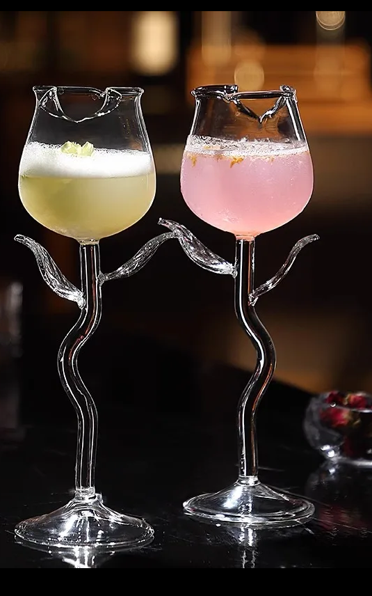 Dainty Rose Glass